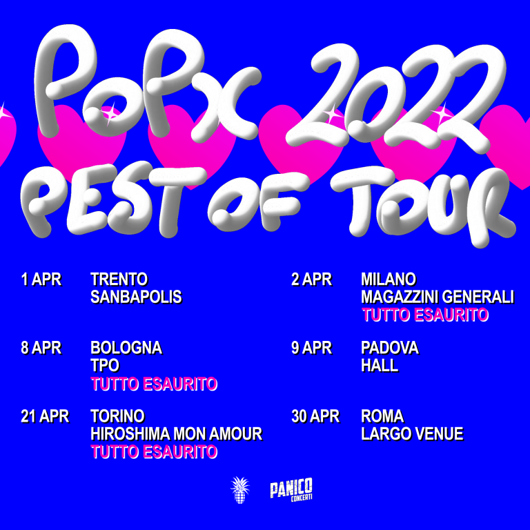 Pop X: sold out le date di Milano, Bologna e Torino