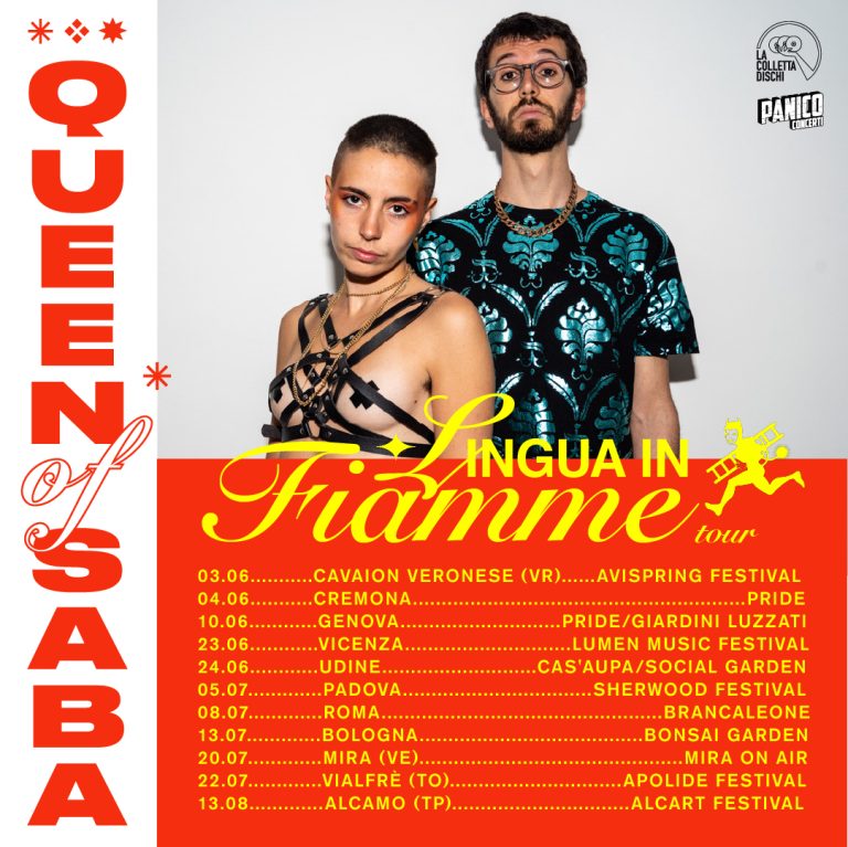 Queen Of Saba: il Lingua in Fiamme Tour inizia oggi!